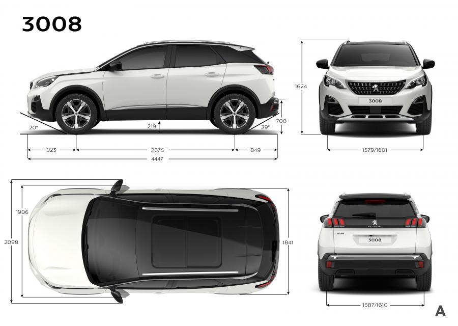 Схема Peugeot 3008 2016 года  (WW) (фото 57 из 68)